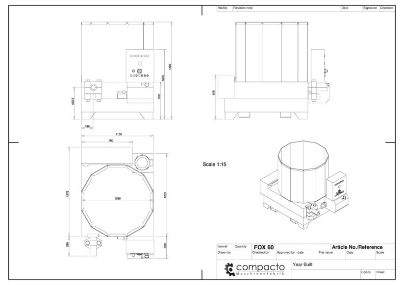 Fox 60 Technical Diagram