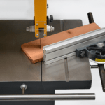 ACM BS 940 Bandsaw Mitre fence on the cast iron table