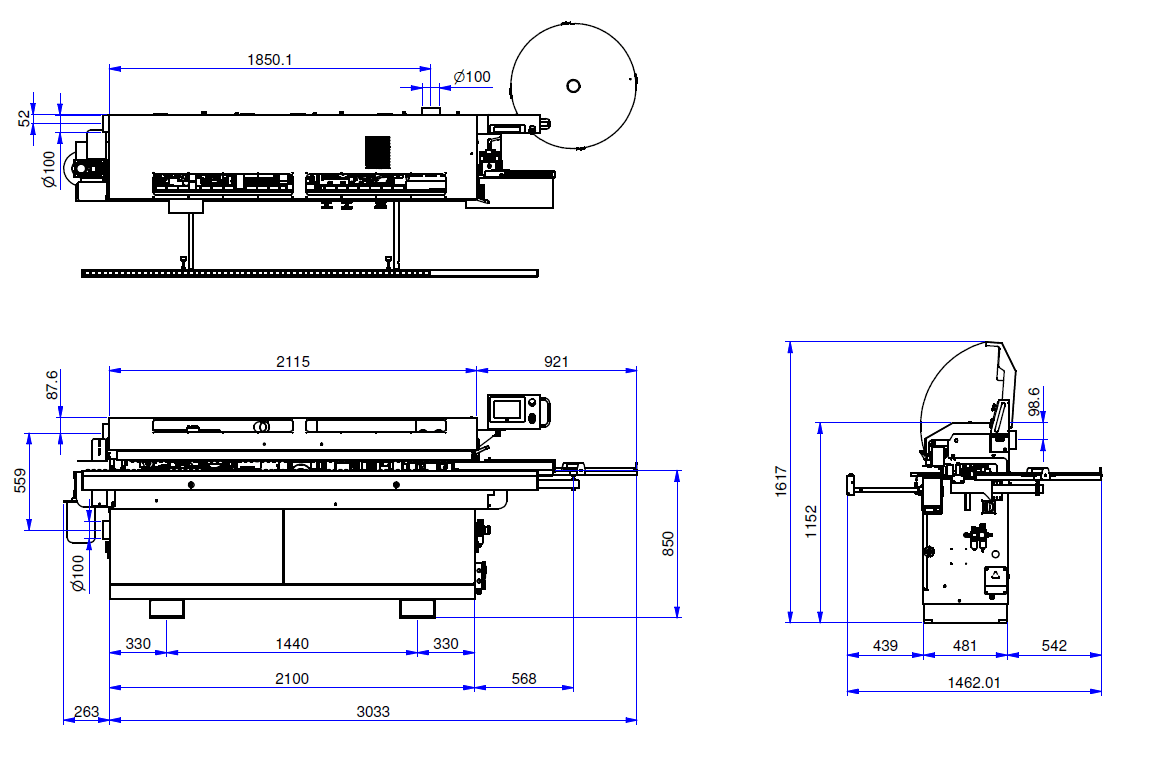 OAV 370M Edgebander Plan | MW Machinery