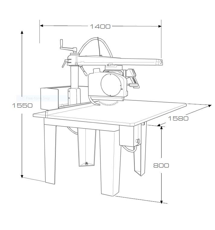 USED Maggi Junior 640 Cross Cut Saw | MW Machinery