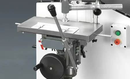 Optional morticer component that sits on the back of the NXSD. Robland Planer thicknesser NXSD 410
